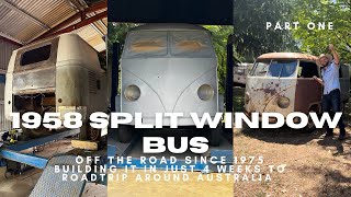 E02 building a RHD 1958 Volkswagen bus in Australia 🇦🇺from scratch in just 4 weeks | Part one