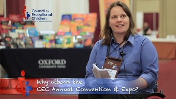 CEC Convention Testimonial: Mindee, special education researcher and exhibitor