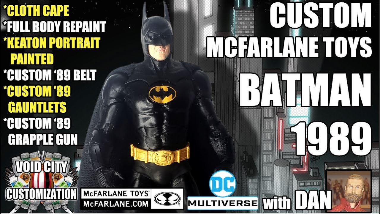 Custom McFarlane Toys BATMAN 1989 Action Figure & Grapple - YouTube