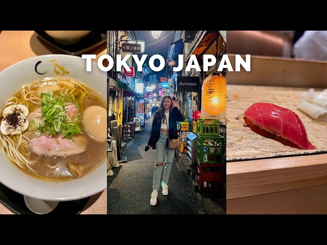 JAPAN IS OPEN!! Tokyo Food Tour vlog| HIDDEN GEM best ramen, Michelin Star Ramen, Sushi Omakase cover
