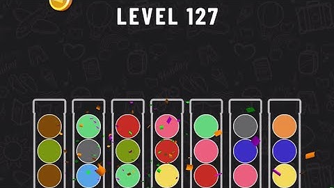 Ball Sort Puzzle Level 127 #ballsortpuzzle #ballsortpuzzlegameplay #puzzlegame #mobilegames