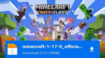 Download Minecraft 1.17 caves and cliffs | How TO Downloed Minecraft PE official version 1.17 |hindi