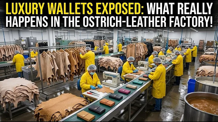 Inside the Ostrich-Leather Factory: From Raw Hide to Luxury Wallet (Full Process)