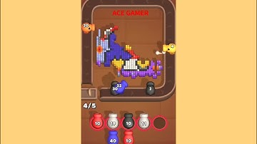 Color Cube Breaker level 158 walkthrough solution 