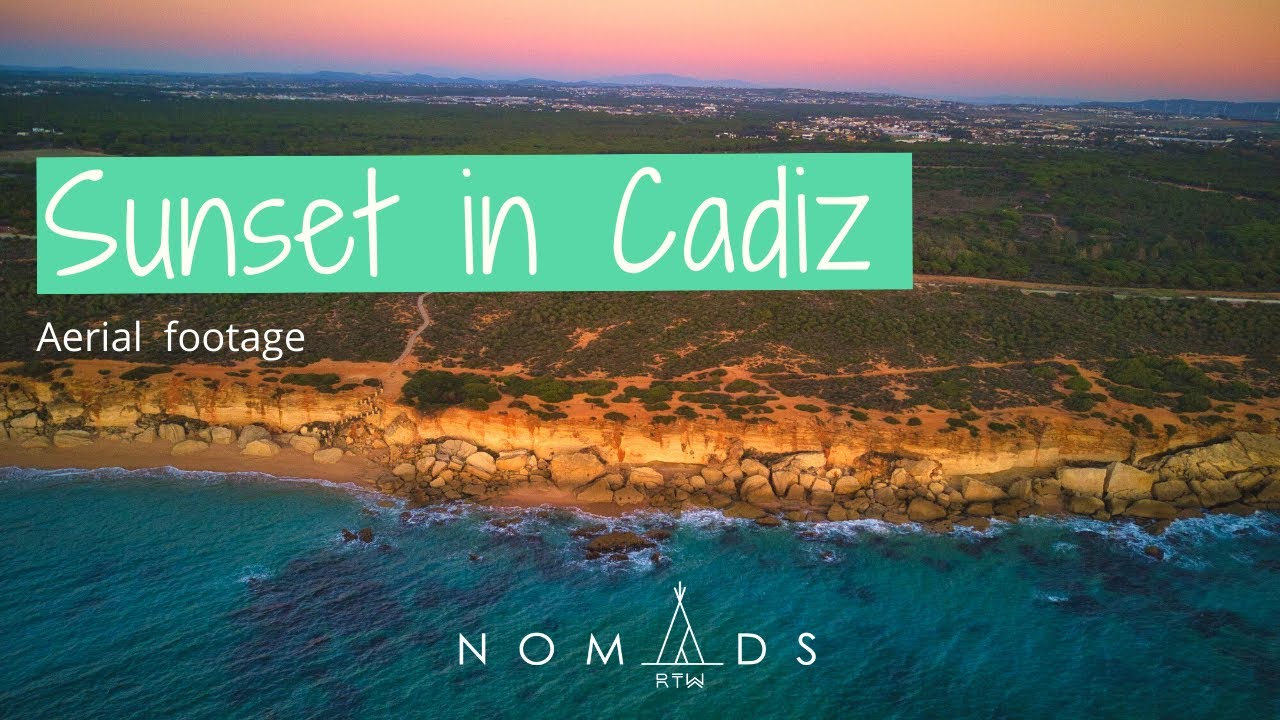 Sunset in a Beach in Cadiz, Spain | Travel Cinematic