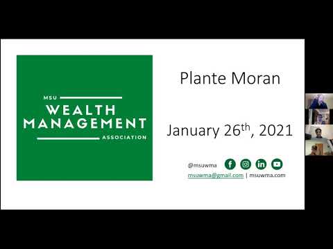 Plante Moran Financial Advisors - WMA Weekly Meeting 1.26.2021