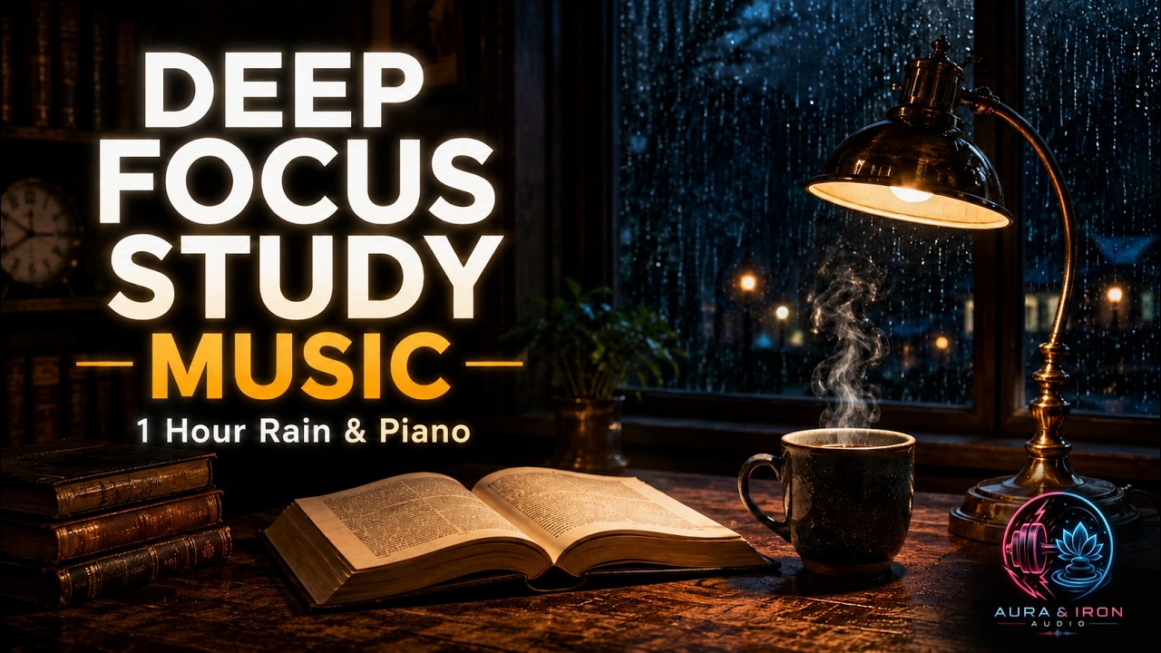 1 Hour Deep Focus Piano Music • Relaxing Ambient Sounds for Studying ...