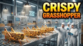 From Farm to Crunch: Crispy Grasshopper Factory Process | How the Perfect Crunch Is Made
