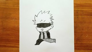 Gojo drawing | easy drawing of gojo #drawing #anime 