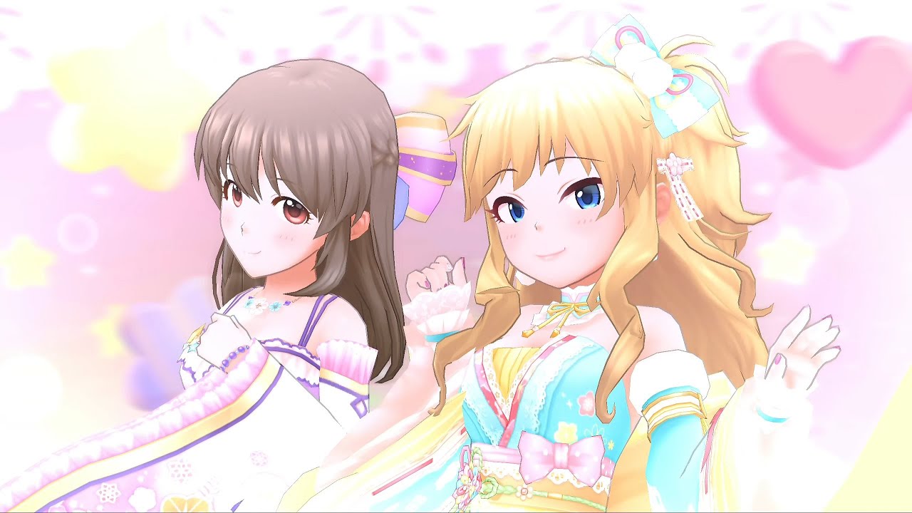 ギュっとmilky Way 甘カワ ニゅーいヤー 大槻唯 彩 きっく乙女 堀裕子 デレステmv フルhd 1440p Youtube