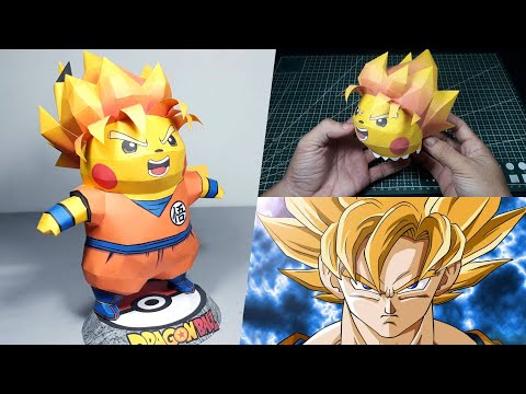 Video Pokemon Figures Making | PIKACHU cosplay SONGOKU SSJ... - youtube