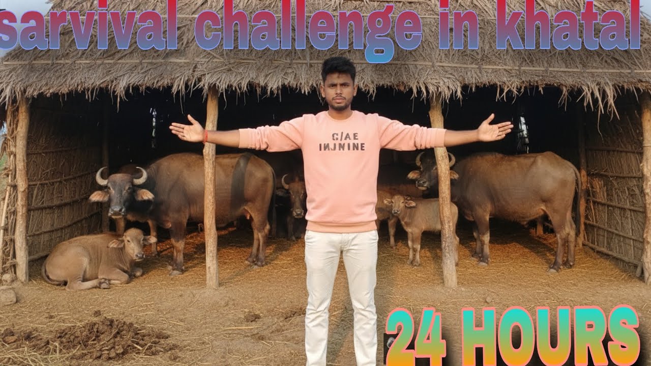 24 HOURS SURVIVAL CHALLENGE IN KHATAL - YouTube