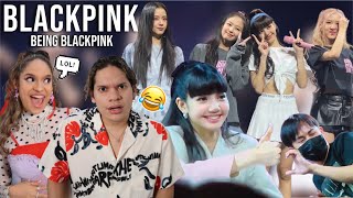 Waleska & Efra react to BLACKPINK Funny moments | 