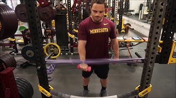 Standing Front Raise 45 Degrees Rebound Shock Triphasic Training