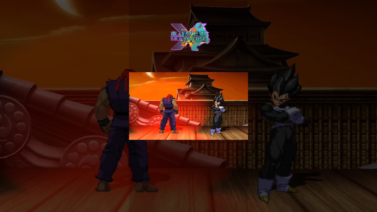 Evil Ryu vs Vegeta 