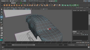 3d Car Modeling Tutorial Maya ( Part - 4 )