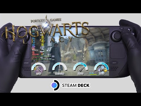 Hogwarts Legacy | Steam Deck Graphics Comparison | Steam OS | Filmed at 4K 60FPS