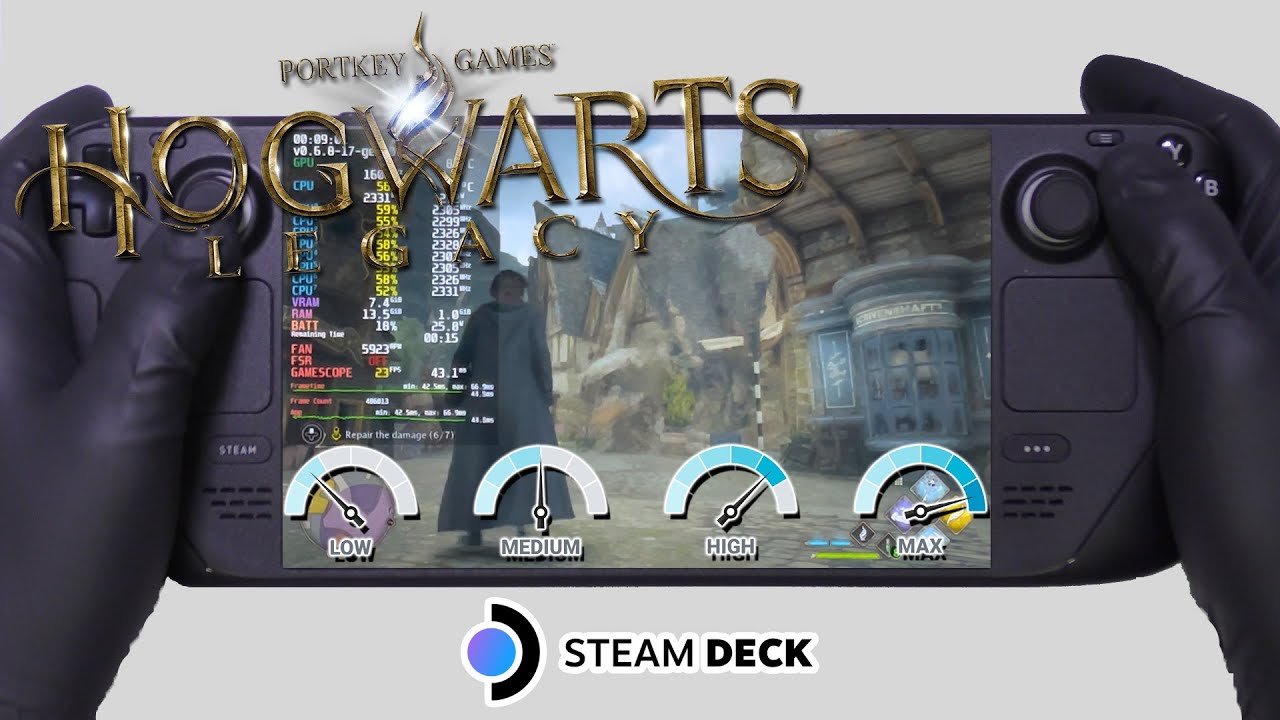 Steam Deck Gaming on X: I was excited about Hogwarts Legacy, but I am  disappointed with the performance right now, this shouldn't be verified!   #SteamDeck #HogwartsLegacy   / X