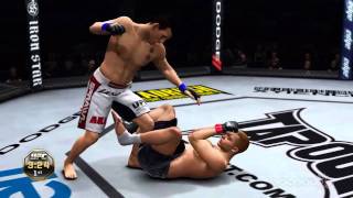 UFC Undisputed 3 - Jon Fitch vs. Marko Djordjevic Gameplay (Xbox 360)