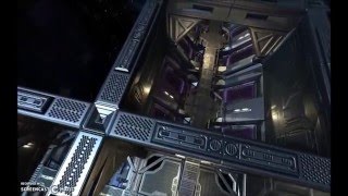 Sci-Fi Heavy Station Kit hangars Top-Down style