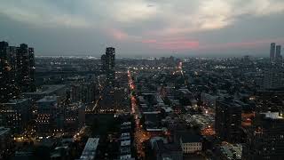 [NYC] 4k Sunset Drone Footage of Jersey City & NYC