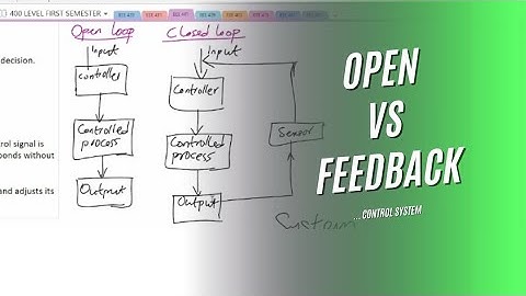 EEE 441 _ Control Systems Made Simple! | Feedback vs Open Loop Explained