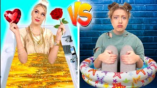 RICH VS POOR VS GIGA RICH STUDENTS || Smart DIY School Crafts by Gotcha! Hacks