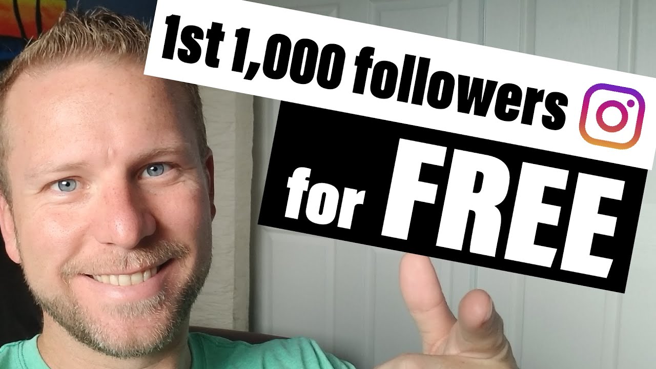 How to Get 1,000 Instagram Followers for Free - YouTube