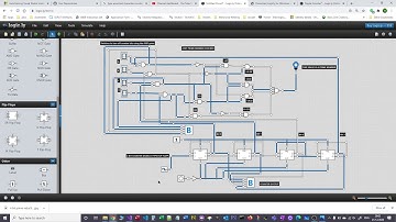 4 BIT Prime checker circuit with D Type 4 bit counter