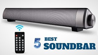 TOP: 5 Best Sound bar For All Time || Best Sound bar For Your Smart TV