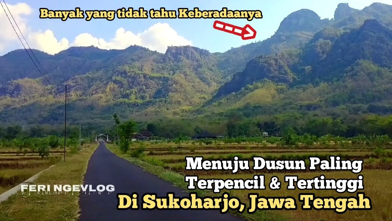 Tahukah anda ?Desa Terpencil di Sukoharjo Jawa Tengah (Dk Kerjo Ds Kedungsono Kec Bulu)-FERI NGEVLOG