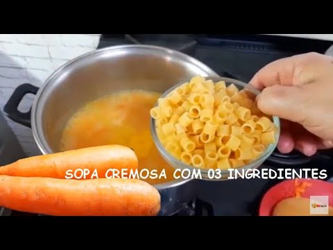 Vídeo: Como Fazer Caldo De Macarrão E Cenoura