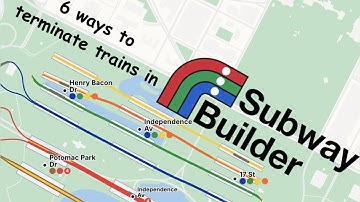 6 Ways to terminate trains in Subway Builder