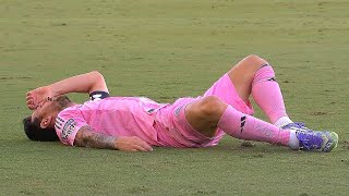 Lionel Messi Vs Necaxa Injured After 10 Minutes 02082025