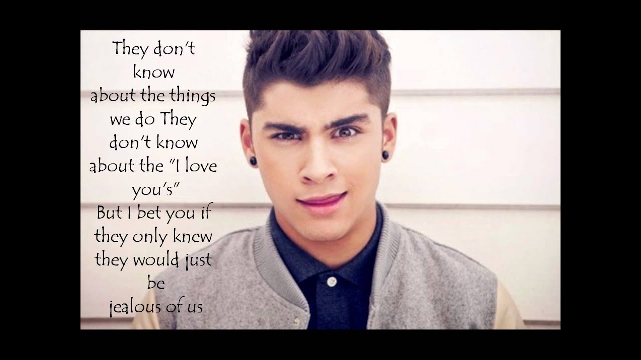 They don't know about us- One direction lyrics - YouTube