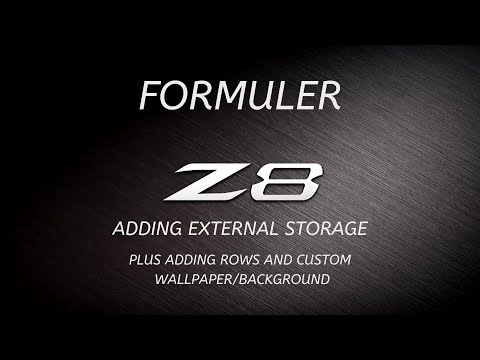 Formuler Z8 External Storage
