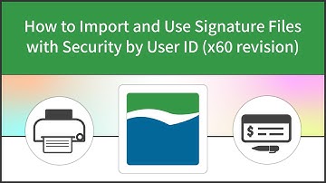 How to Import and Use Signature Files with Security by User ID (x60 revision)