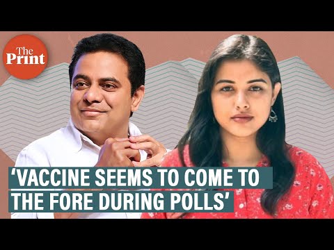 Vaccine seems to come to the fore during election, says Telangana minister KTR