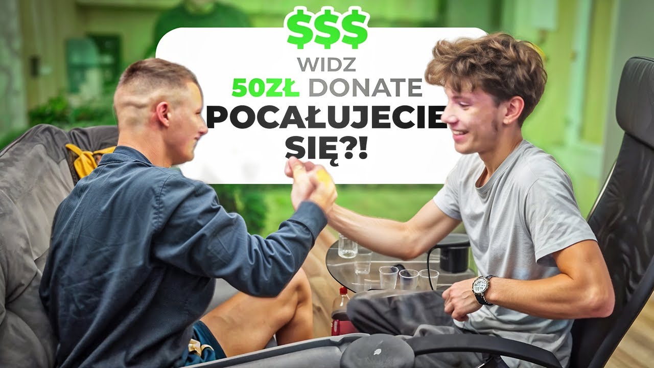 KAPITANZACHAR CZY POCAŁUJESZ SIĘ Z KOLEGĄ ZA 50 ZŁOTYCH?