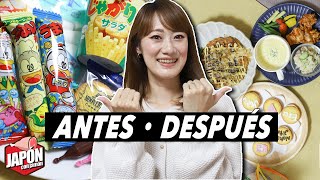 Preparo COMIDA JAPONESA USANDO CHUCHERÍAS ¿Sabrá igual?