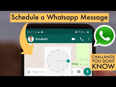 WhatsAppలో సందేశాన్ని ఎలా షెడ్యూల్ చేయాలి | WhatsApp ట్రిక్ 2021