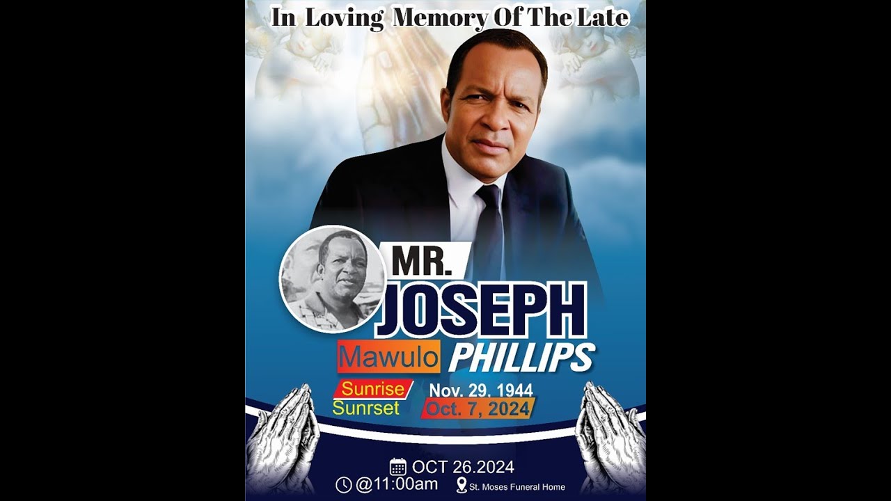 Joseph Phillips Funeral Service - YouTube