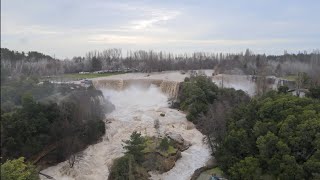 DESBORDE DEL RIO LAJA ????  Sector Chillancito