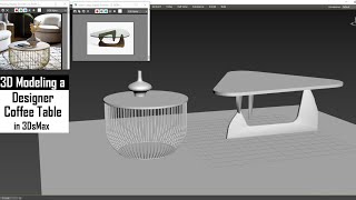 3D Modeling in 3dsmax | How to Model a Designer Coffee Table