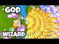 The ONE TRUE WIZARD Takes on EVERY ROUND BY ITSELF?! - Bloons TD 6