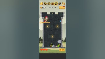 Hero Rescue levels .214.  215.  216 gameplay walkthrough solution