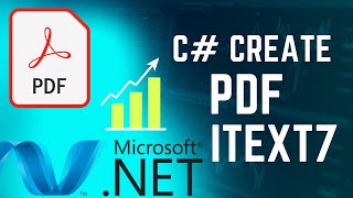 C# pdf file generate itext7 | C# write to pdf file using itext7 | Asp.net pdf generate