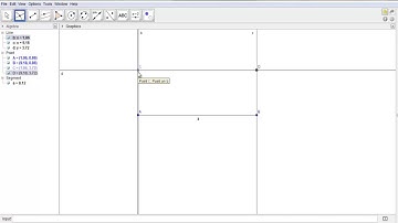 Geogebra Rectangle Construction