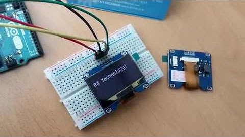 Arduino Uno 로 1.54인치 I2C OLED SPD0301 사용해 보기 U8Glib SSD1306 라이브러리 사용