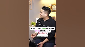 Will AI Kill Jobs ? Future Tech Stack for Freshers #shorts #ai #gpt5